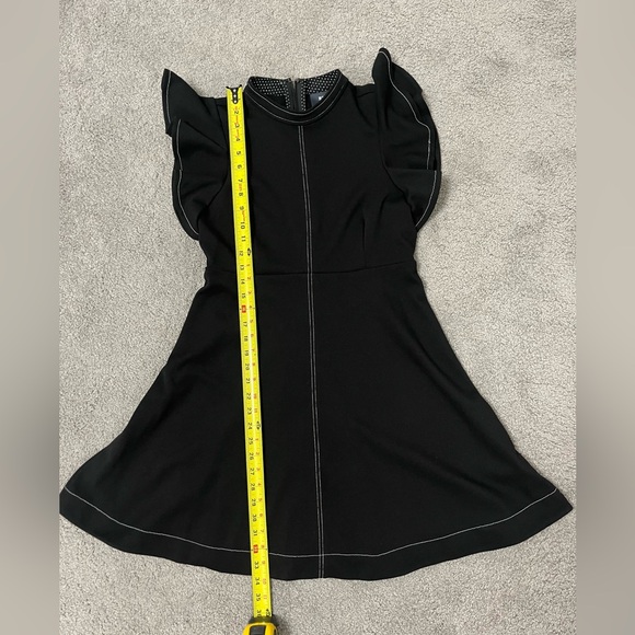 Anthropologie Maeve Deena Mini Dress - Black Size Small Petite - Picture 7 of 14